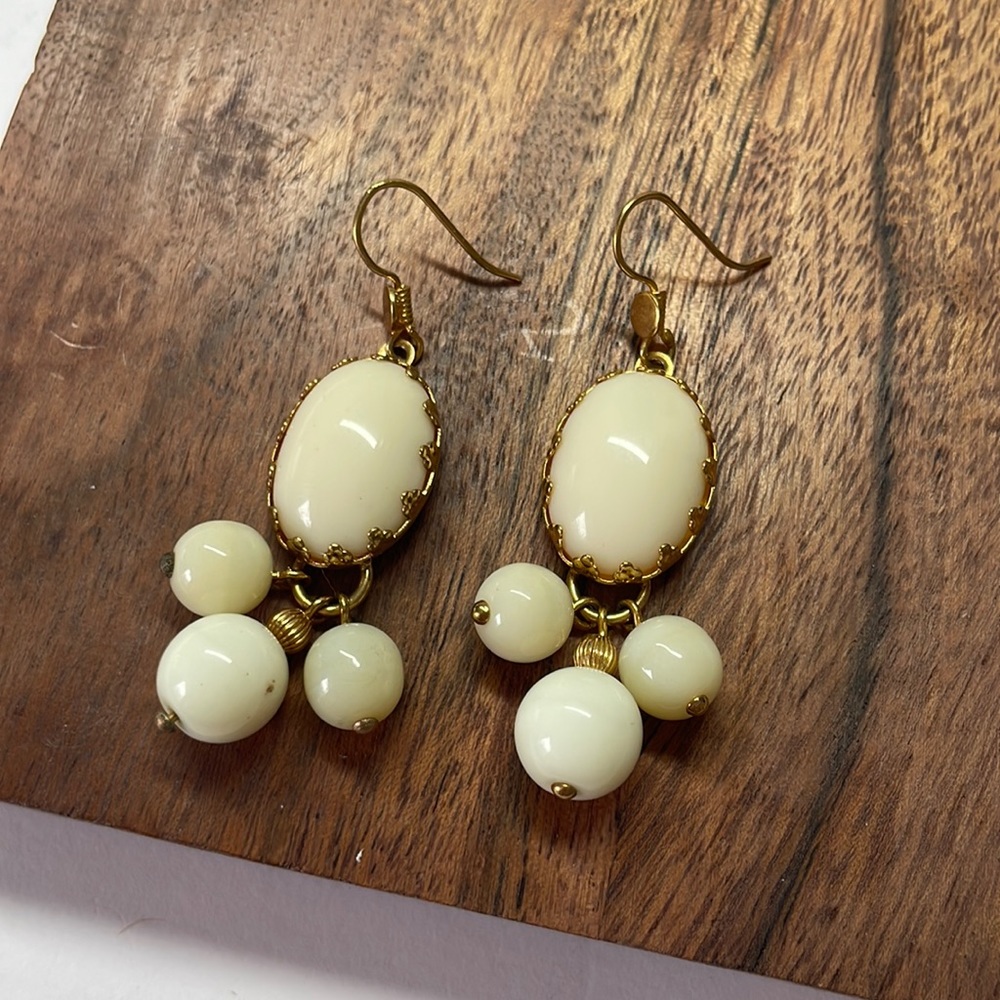 Sorrelli Ivory Beaded Earrings